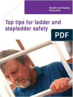 Indg405 - Top Tips for Ladder and Stepladder Safety