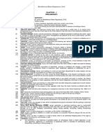 DGMS Metalliferous Mines Regulations, 2012