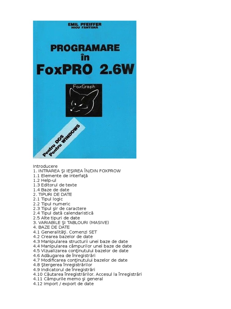 Foxpro2 6 | PDF