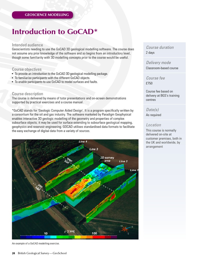 Introduction to GoCAD for Geoscientists | PDF | Art | Computers