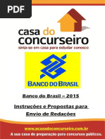 Intrucoes e Propostas Para Envio Redacao BB 2015 EAD