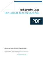 For Topaz LCD Serial Signature Pads: Troubleshooting Guide