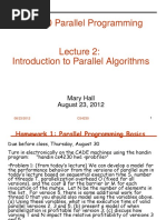 CS4230 Parallel Programming Introduction To Parallel Algorithms