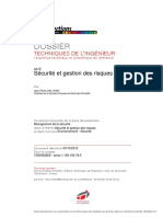 +++sécurité Et Gestion de Risque PDF