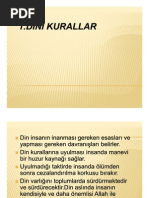 Dini Kurallar, Hukuk Kuralları, Ahlak Kuralları 