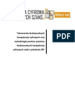 Taksonomia Funkcjonalnych Kompetencji Cyfrowych Oraz Metodologia Pomiaru Poziomu Funkcjonalnych Kompetencji Cyfrowych Osób Z Pokolenia 50+