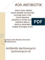 Farmakologi, Antitumor Antibiotik