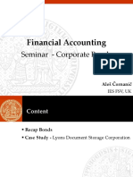 Financial Accounting: Seminar - Corporate Bonds