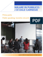 'Arte Di Parlare in Pubblico: I Consigli Di Dale Carnegie