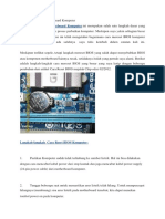 Cara Reset BIOS Motherboard Komputer