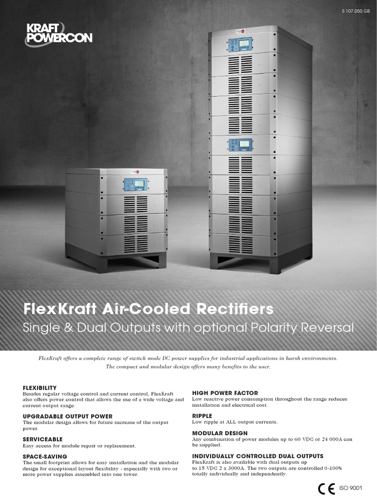 FlexKraft Air-Cooled Rectifiers Overview | PDF | Power Supply | Rectifier