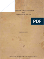 Terrorism, State Terrorism and Democratic Rights - Randhir Singh