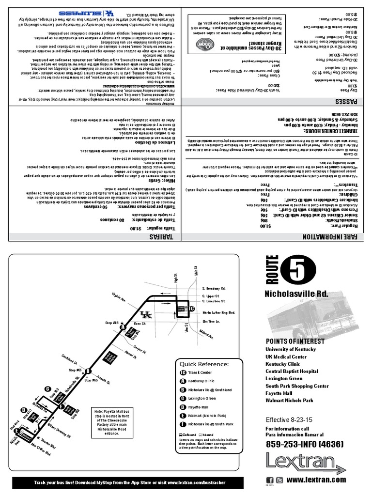 lextran-route-5-schedule-descargar-gratis-pdf-transporte-p-blico