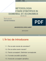 3. Metodologhia Cercetarii Stiintifice in Domeniul St.economice