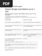 6-Select Statements Types