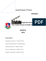 Download Proposal Program TV show by GraceLea SN29402212 doc pdf