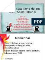 Definisi Kata Kerja Dalam DSKP Sains Tahun 6