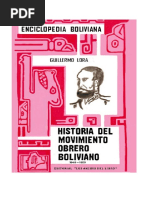 Lora Guillermo - Historia Del Movimineto Obrero Tomo i