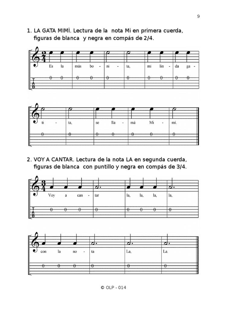 Charango Inicial Descargar Gratis Pdf Musicología Notación Musical