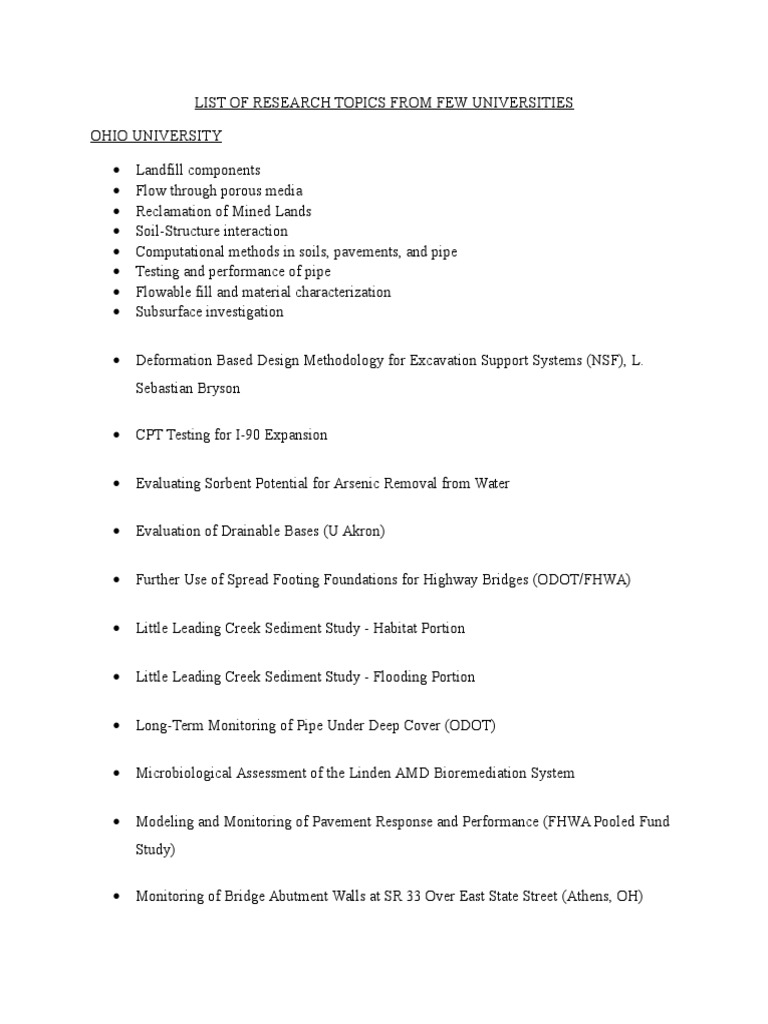 Civil engineering Project Topics Deep Foundation Geotechnical Engineering