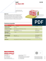 Rockwool Marine Slab 200: Product Data Sheet