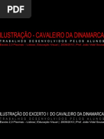 Ilustração sobre o Cavaleiro da Dinamarca - Apresentação dos Trabalhos Realizados