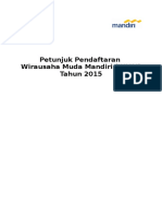 Panduan Registrasi WMM 2015