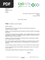 Model de Demande D Emploi  PDF