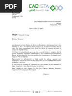 Mdele lettre de motivation et CV  Swap (Finance 