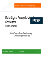 Delta Sigma ADC Recent Advances