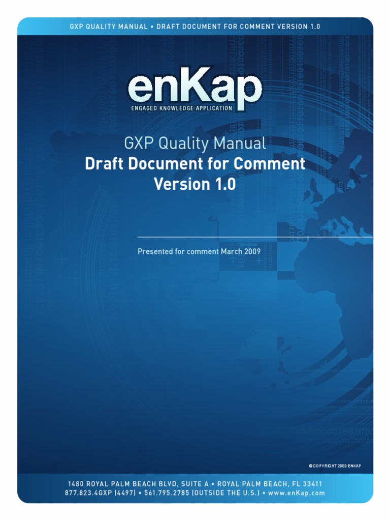 enkap_quality_manual 1.pdf  Clinical Trial  Verification And Validation