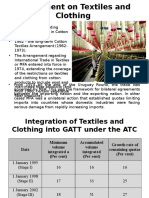 Agreement On Textiles & Clothing