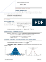 Formulario Tema 5. Distribución Normal