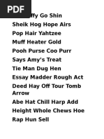 Mad Gab Game Rules and Examples | PDF