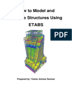 Model and Analyze Structures Using ETABS
