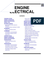 Engine Electrical: Main Index