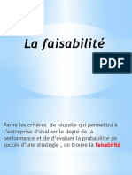 La Faisabilité