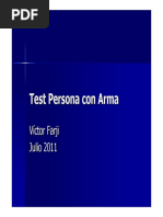 Test Persona Con Arma