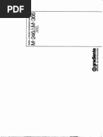 Gradiente Model 246 e 366 Manual de Instruçoes