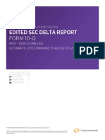 Edited Sec Delta Report FORM 10-Q: Thomson Reuters Streetevents