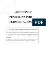 Produccion de Penicilina Por Fermentacion