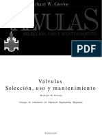 VALVULAS- SELECCION USO Y MANTENIMIENTO