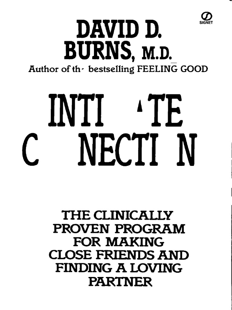 Intimate Connections - David Burns | PDF