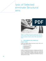 Analysis of Selected Determinate Structural Systems: 3.1 Equilibrium of A Particle Simple Cables