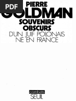 Souvenirs obscurs d'un juif polonais né en France