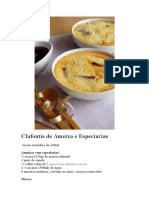 Clafoutis de Ameixa e Especiarias