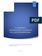 EL DESARROLLO ORGANIZACIONAL Y SU IMPACTO EN LA GESTIÓN EMPRESARIAL