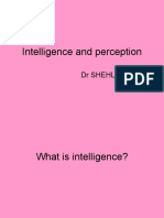 Intelligence & Perception