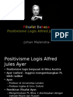 Presentasi Filsafat Bahasa - Positivisme Logis Alfred Jules Ayer