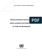 Biofuel Production Technologies - Status, Prospects and Implications for Trade and Development